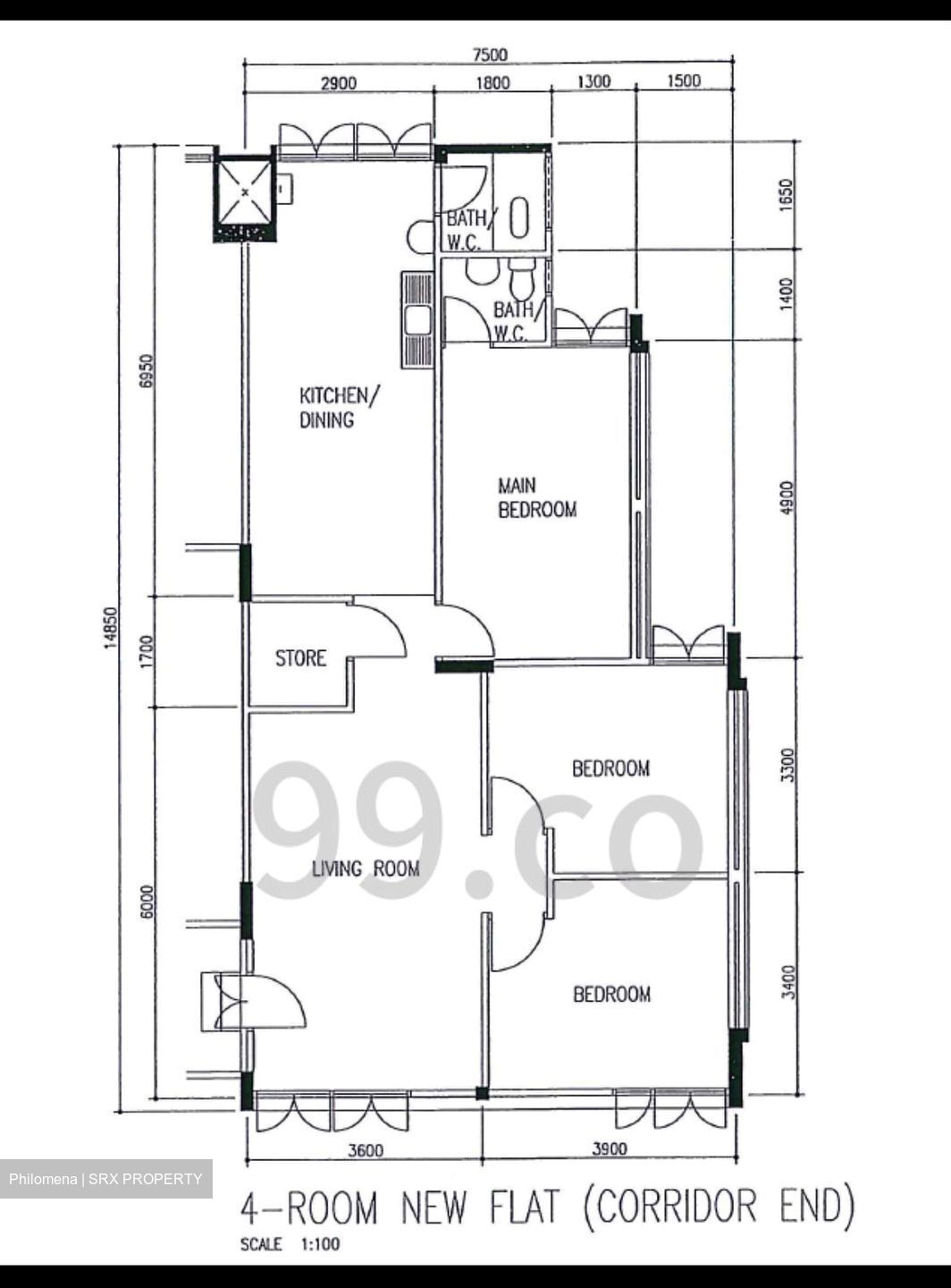 Blk 425 Ang Mo Kio Avenue 3 (Ang Mo Kio), HDB 4 Rooms #625878131